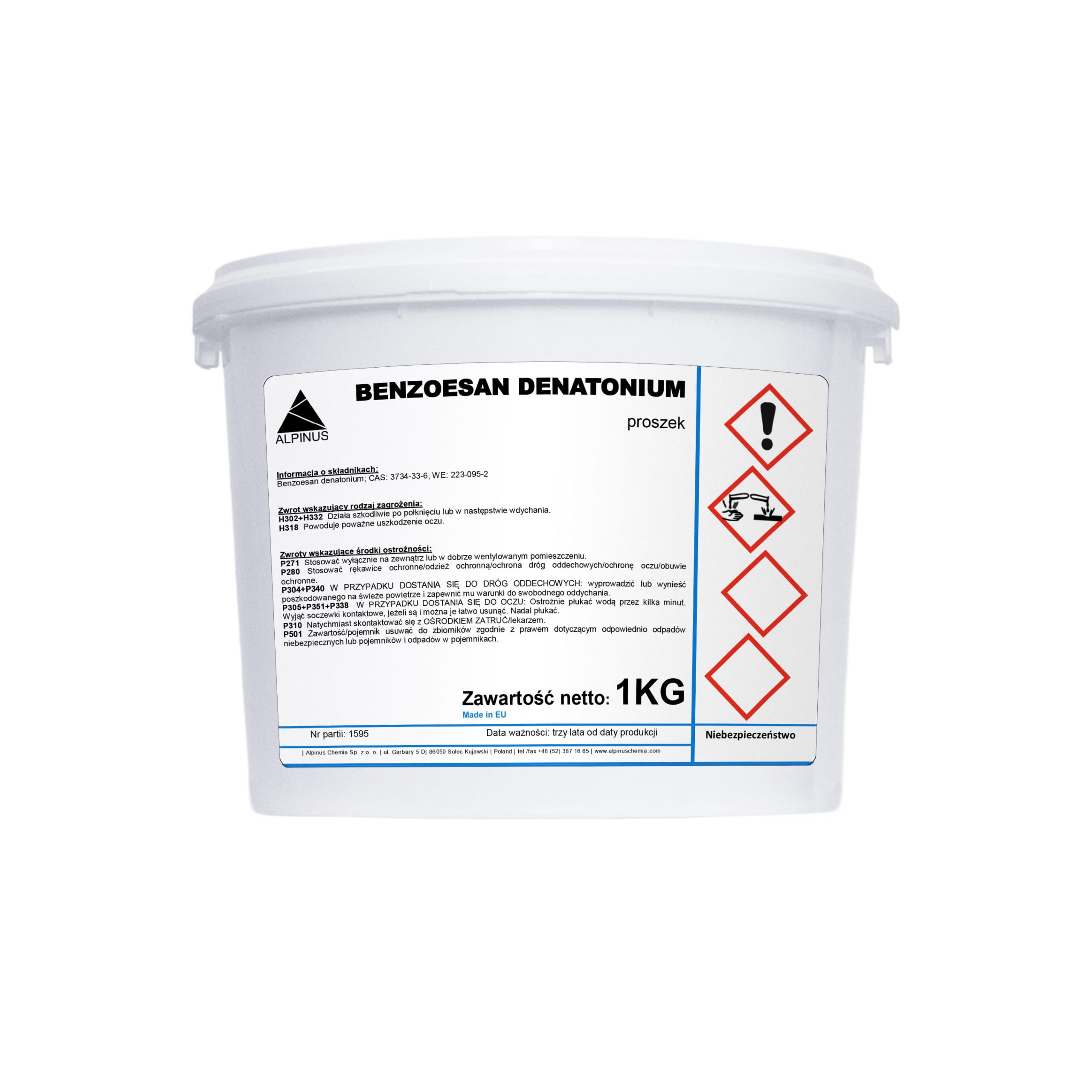 Benozesan Denatonium (BITREX) - proszek/granulat - obrazek 2