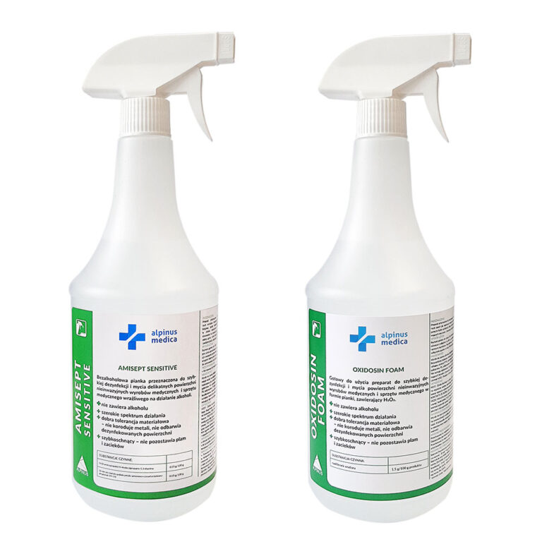 Nowe produkty: Amisept Sensitive / Oxidosin foam